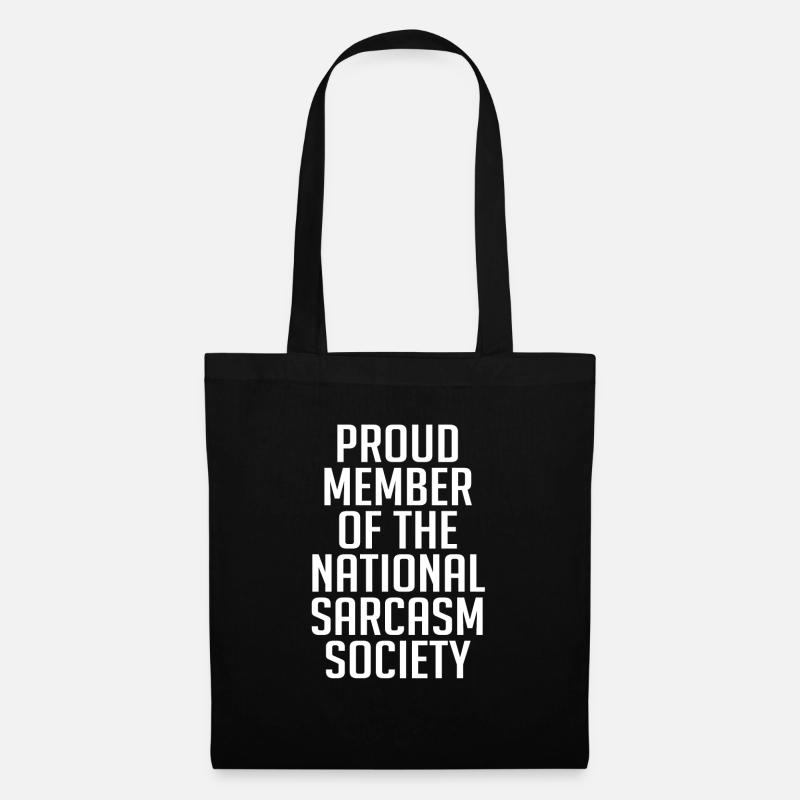 Sarcasm funny sayings sarcastic gift - Tote Bag - black