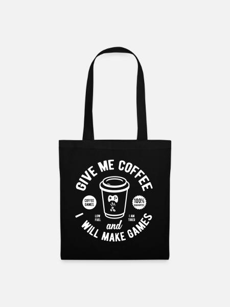 Games developer - Tote Bag - black