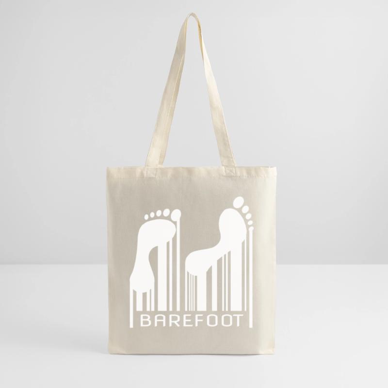 Barefoot Barcode Barefoot Bar Code Code Tote Bag