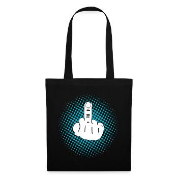 Everyone jangles on your nerves? Flip them off. - Tote Bag - black - Front