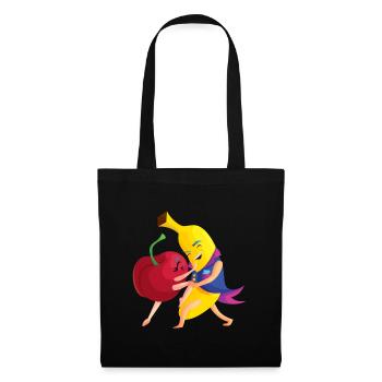 Church Banana Dancing KIBA Funny Shirt - Tote Bag - black - Front