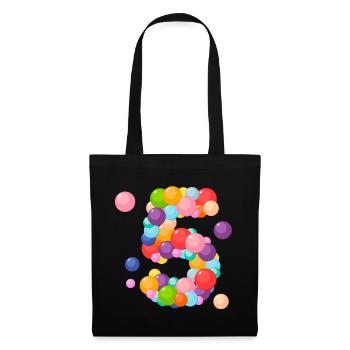 I am 5 years old, birthday 5 years, 5 years old - Tote Bag - black - Front