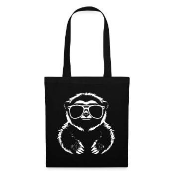 Paresseux Anime Paresseux Manga Paresseux Lunettes de soleil - Sac en tissu - noir - Devant