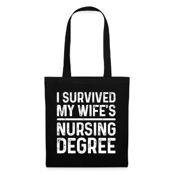 I graduated from nursing school - Tote Bag - black - Front