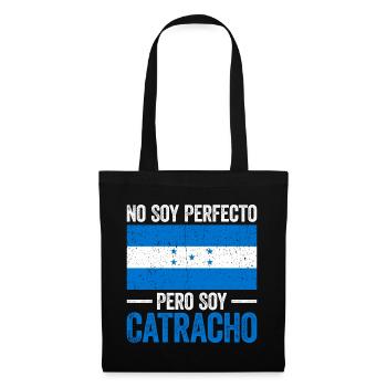 Fier du Honduras – Catracho Design - Sac en tissu - noir - Devant
