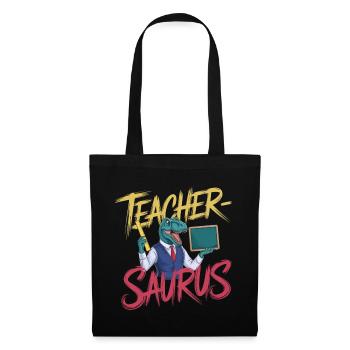 Teacher-saurus 13 - Stoffbeutel - Schwarz - Vorne