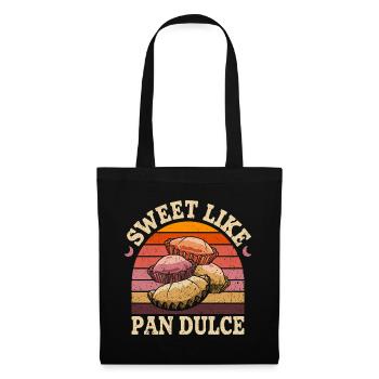 Verliebt in Pan Dulce - Stoffbeutel - Schwarz - Vorne