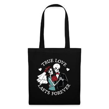True love lasts forever - Tote Bag - black - Front