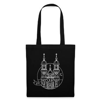 Cathedral of the City of St.Gallen, Switzerland - Tote Bag - black - Front