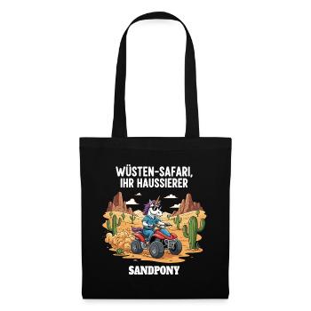 Desert Unicorn - Tote Bag - black - Front