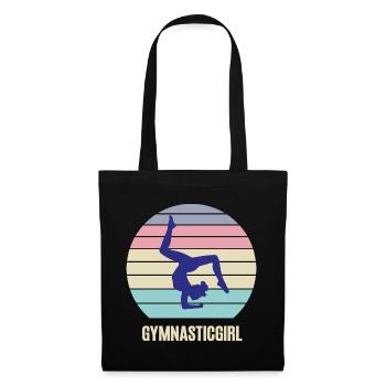Gymnaste Gymnastique Équilibre sur les mains Gymnastique Acrobatie - Sac en tissu - noir - Devant