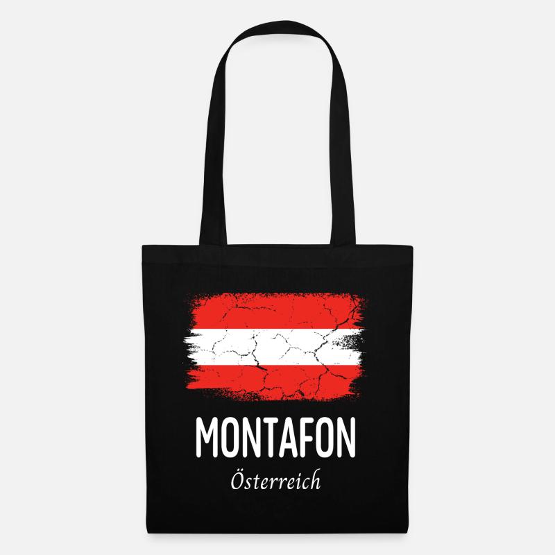 Montafon - Stoffbeutel - Schwarz