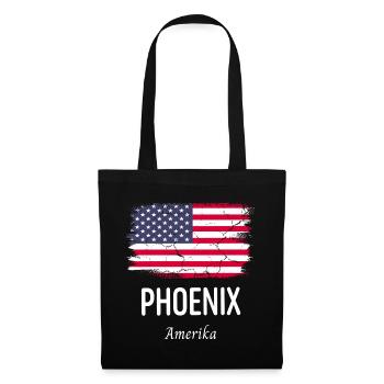 Phénix - Sac en tissu - noir - Devant