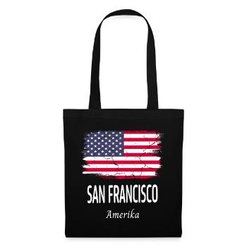 San Francisco - Sac en tissu - noir - Devant