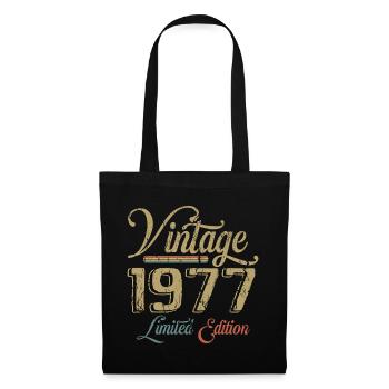 Vintage 1977 Limited Edition Birth Vintage 1977 - Tote Bag - black - Front