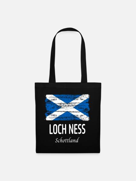 Loch Ness - Stoffbeutel - Schwarz