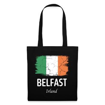Belfast - Stoffbeutel - Schwarz - Vorne