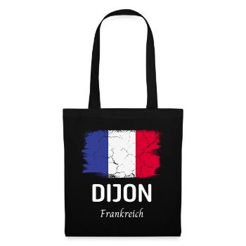 Dijon - Stoffbeutel - Schwarz - Vorne