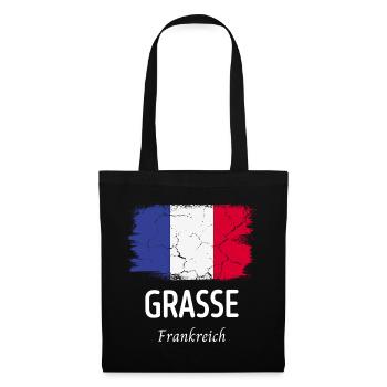 Grasse - Stoffbeutel - Schwarz - Vorne