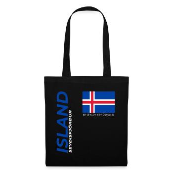 Seyðisfjörður - Sac en tissu - noir - Devant