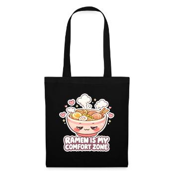 Ramen is my comfort zone - Stoffbeutel - Schwarz - Vorne