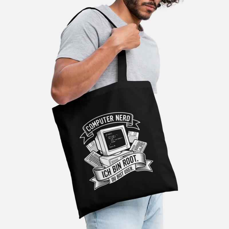 Ich bin Root Computer Nerd Stoffbeutel
