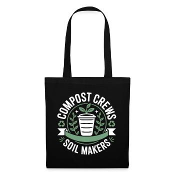 Compost Crews Soil Makers Gardeners - Tote Bag - black - Front