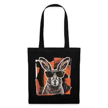 Bunny Rabbit Vintage Sunglasses - Tote Bag - black - Front