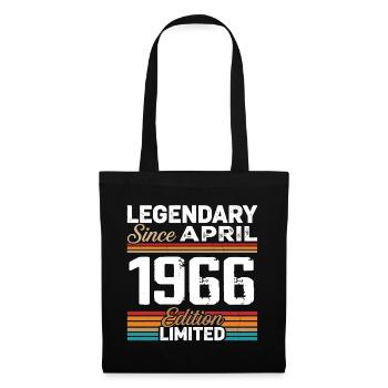 Legendary since 1966, April 1966 Retro Edition - Tote Bag - black - Front
