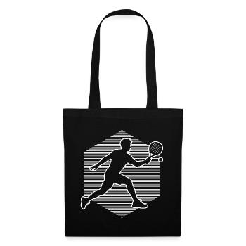 Padel playing fans and padel sport go together - Tote Bag - black - Front