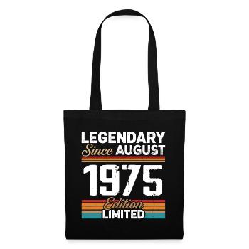 Legendary Since August 1975 Vintage Retro - Tote Bag - black - Front