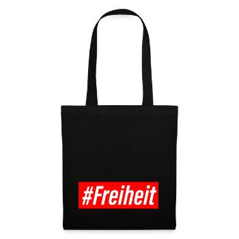 Freiheit - Stoffbeutel - Schwarz - Vorne