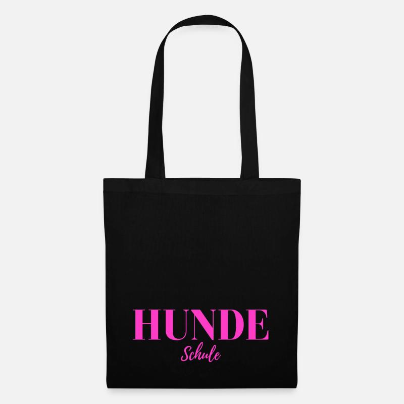 Hundeschule - Stoffbeutel - Schwarz