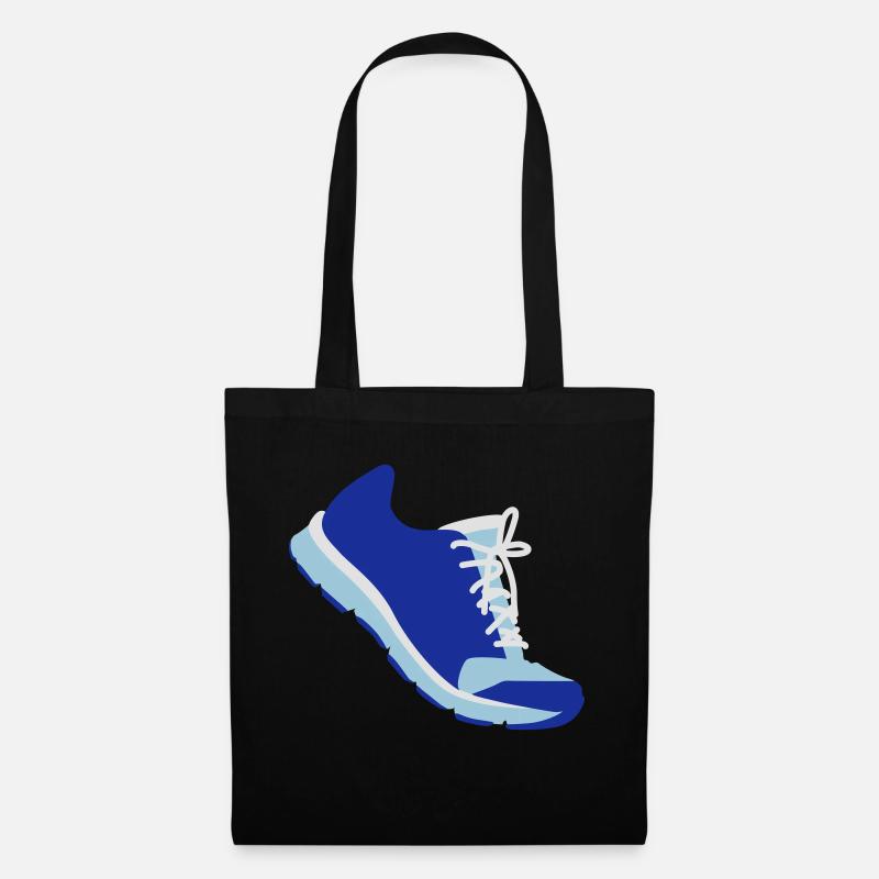 Laufschuh - Stoffbeutel - Schwarz