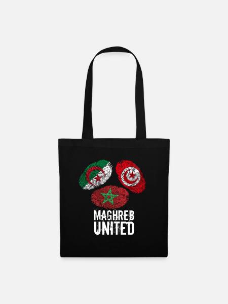MAGHREB UNITED المغرب - Stoffbeutel - Schwarz