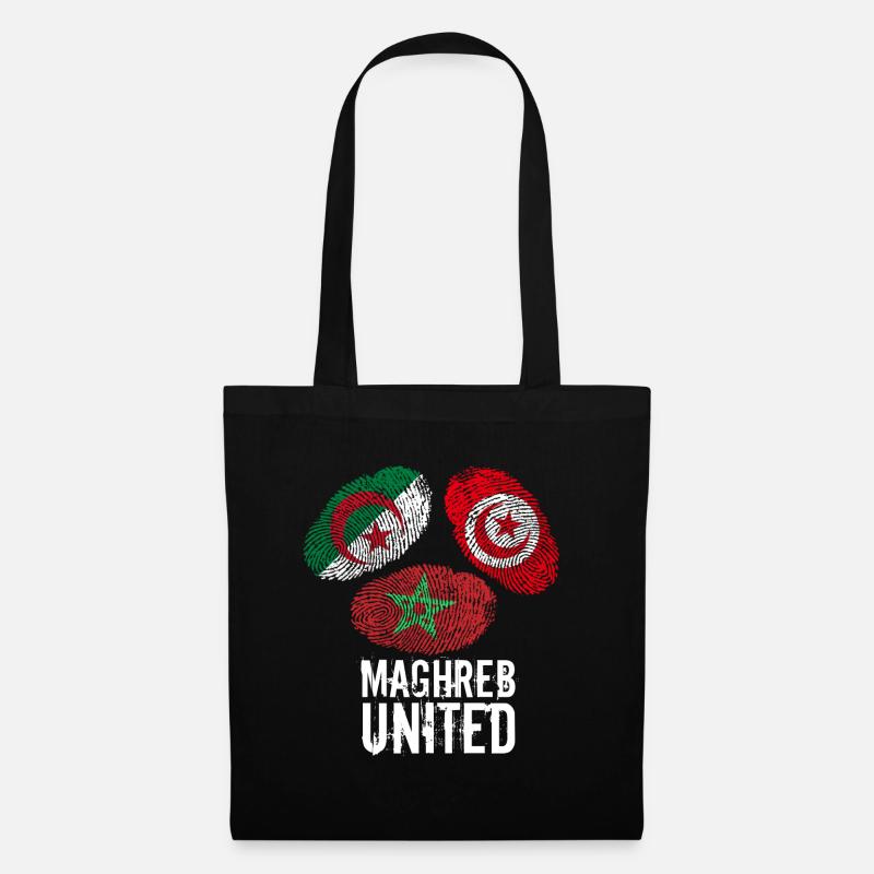 MAGHREB UNITED المغرب - Stoffbeutel - Schwarz