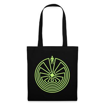 MAN IN THE MAZE / Man in the Maze - Tote Bag - black - Front