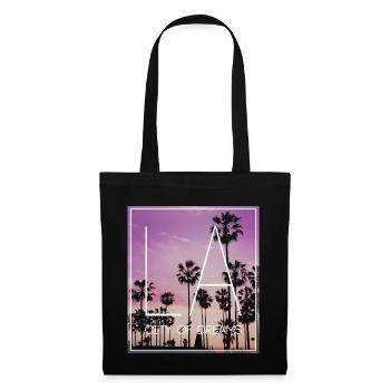 Los Angeles Californie Amérique USA Cadeau - Sac en tissu - noir - Devant