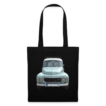 Buckelvolvo Oldtimer - Stoffbeutel - Schwarz - Vorne