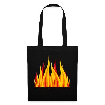 Fire 2 - Tote Bag - black - Front