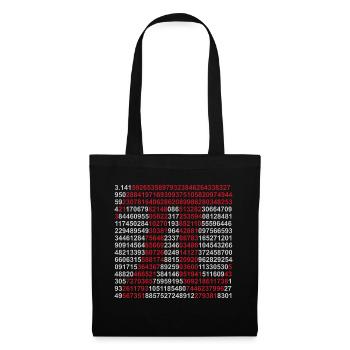 pi - Tote Bag - black - Front