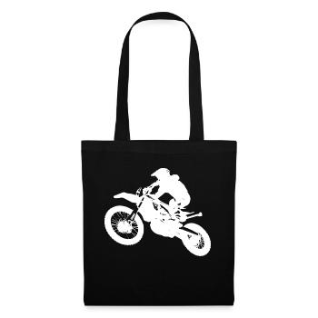 Motorcycle rider - Tote Bag - black - Front