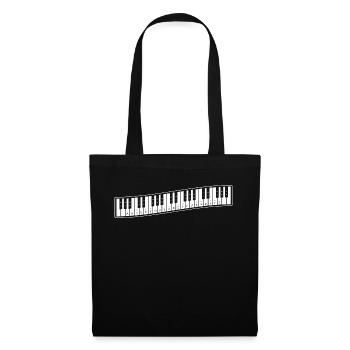 Piano Keyboard Keyboard Music Lovers - Tote Bag - black - Front