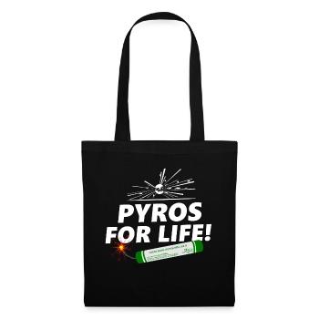 Feu d'artifice Pyros for Life - Sac en tissu - noir - Devant