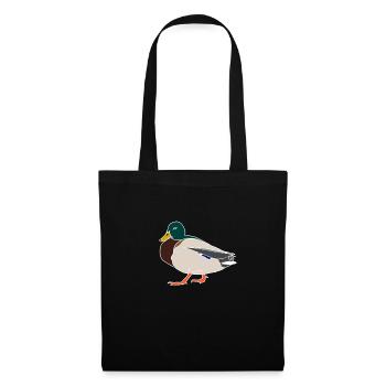 Canard - Sac en tissu - noir - Devant
