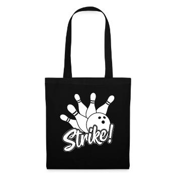Bowling bowler cone ball gift sports team - Tote Bag - black - Front