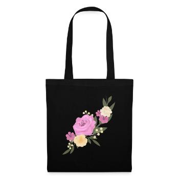 flowers - Tote Bag - black - Front