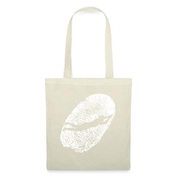 Fingerabdruck Schwimmer schwimmen Geschenk Wasser - Stoffbeutel - Natur - Vorne