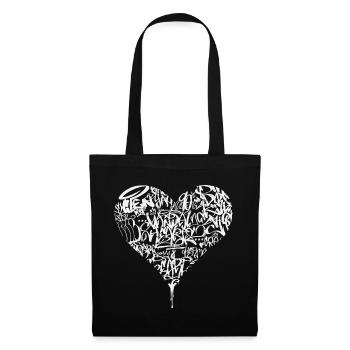 Logo VandalHearts - Sac en tissu - noir - Devant