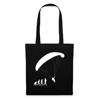 Parapente Evolution Parapente voler cadeau - Sac en tissu - noir - Devant